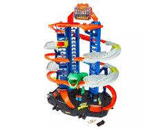 MATTEL HOT WHEELS City garaaž koos T-Rexiga