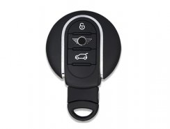 LUXURY key cover for BMW MINI cars black glossy/chrome