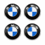 Blue-white floating center caps BMW 68 mm - set of 4 - 36136783536