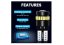 Car bulbs with LED backlight T10 12V 18SMD-3030 + 3014 CSP Canabus 400LM Blue