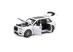 Rolls Royce Cullinan metalen model speelgoedbatterijverlichting klinkt 1:20 Wit