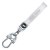JEEP key fob, keychain white leather