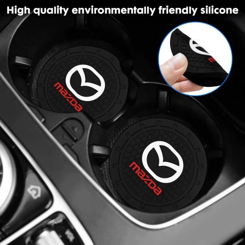 MAZDA 2 pcs Coasters, drink mat for the drink holder