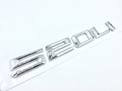 520Li inscription old style - chrome