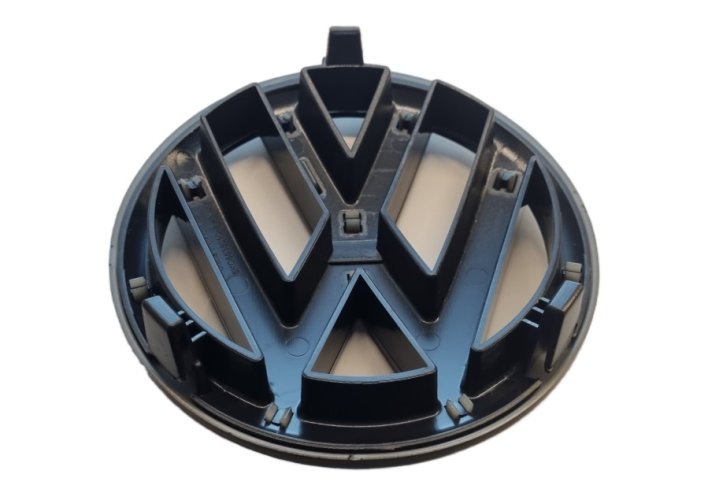 Stemma anteriore VW GOLF VI (2008-2014), logo (13,5 cm) - fibra di carbonio nera