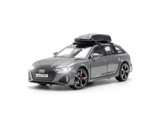 Audi RS6 μεταλλικό μοντέλο παιχνιδιών φώτα μπαταρίας ήχο 1:32 Γκρί