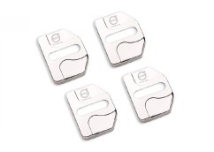 4 pcs VOLVO Protective cover for the door latch- silver