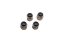 4 pcs FORD valve caps, valve covers silver/chrome