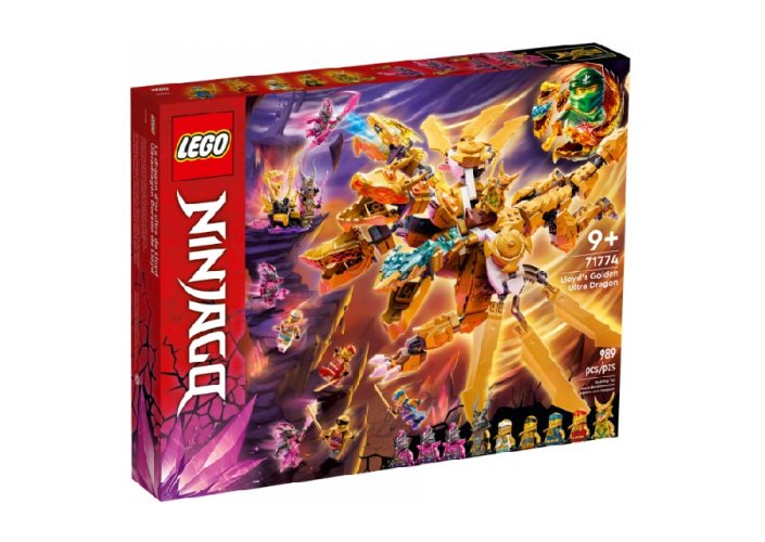 LEGO Ninjago 71774 Złoty Ultra Smok Lloyda