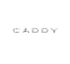 CADDY inscription - shiny chrome 182mm