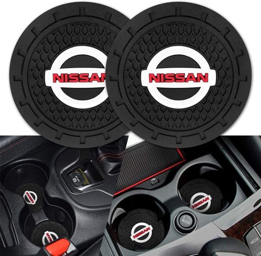 NISSAN, 2 pcs Coasters, drink mat for the drink holder