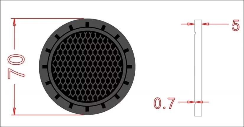VOLVO, 2 pcs Coasters, drink mat for the drink holder
