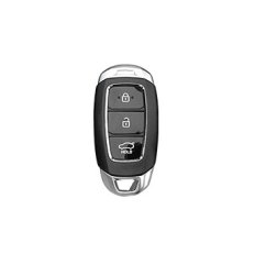 LUXURY key cover for HYUNDAI cars black glossy/chrome