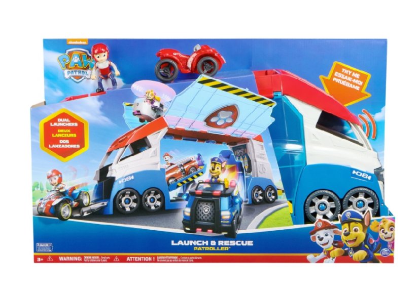 SPIN MASTER Paw Patrol Grote patrouillewagen met geluid en licht