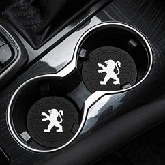 PEUGEOT, 2 pcs Coasters, drink mat for the drink holder