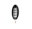 LUXURY key cover for NISSAN cars black glossy/chrome