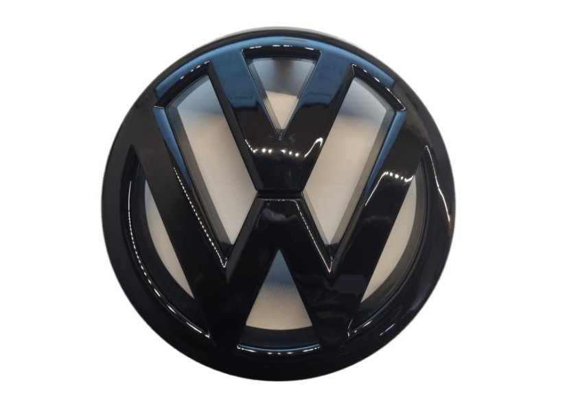 VW GOLF VI (2008-2014) front badge, logo (13,5cm) - black glossy
