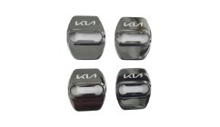4 pcs KIA Protective cover for the door latch- black glossy