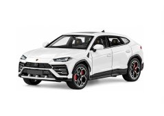 Lamborghini Urus metalni model igračke svjetla baterije zvuk 1:24 Bijela
