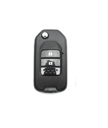 LUXURY key cover for HONDA cars white glossy/Chrome