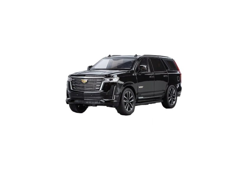 Cadillac Escalade metalen model speelgoedbatterijverlichting klinkt 1:32 Zwart