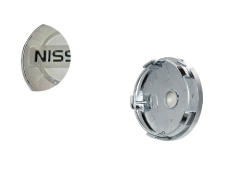 Zaślepka środkowa koła NISSAN 60mm srebrno