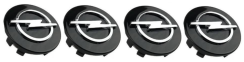 4pcs Wheel center cap OPEL 61mm black 09223038HX 09223039HY09223040HZ 09223041JA