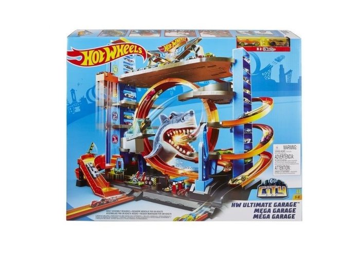 MATTEL HOT WHEELS Stadtgarage mit Schleife