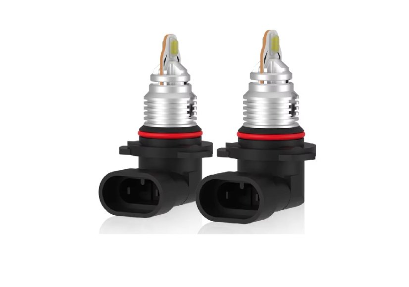 9006 Fog LED Headlight Bulbs 10.5W 10V-30V Canabus 2500LM Amber