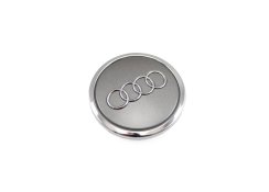 Krytky kol, pokličky na kola AUDI 61mm šedá chrom 4M0601170 8W0601170