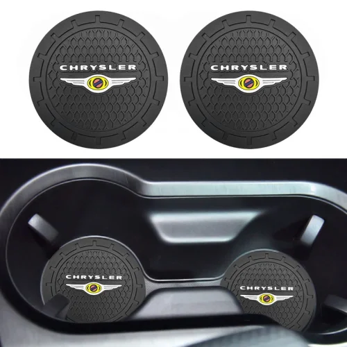 CHRYSLER, 2 pcs Coasters, drink mat for the drink holder