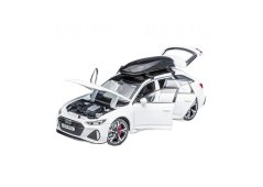 Audi RS6 metalen model speelgoedbatterijverlichting klinkt 1:32 wit