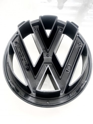 VW Volkswagen PASSAT B6 2005-2011 (150mm) emblème avant, logo - noir mat