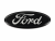 FORD emblem 125 x 50mm front or rear - glossy black