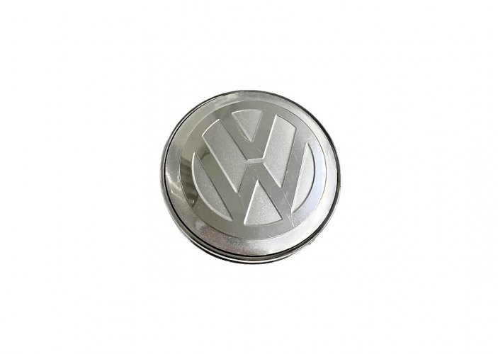 Krytky kol, pokličky na kola VW VOLKSWAGEN 60mm stříbrná chrom