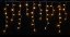 LUMA LED Kerstlicht regen 324 LED's 10m Stroomkabel 5m IP44 warm white met een timer
