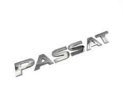 PASSAT inscription - shiny chrome 187mm