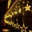 LUMA LED 138 LED light chain, hanging star 3m - cable 1.5m, warm white