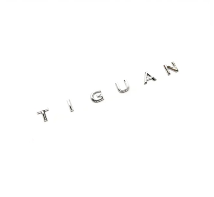 TIGUAN  inscription - chrome shiny 223mm