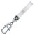 MG key fob, keychain white leather