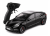 RC Tes model 3 metallmodell leksaksbatterilampor låter 1:24 Svart