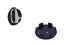 Wheel center cap HONDA 58mm black chrome 2602000010