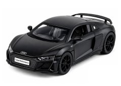 Audi R8 metalni model igračke svjetla baterije zvuk 1:32 Crna
