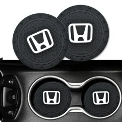 HONDA, 2 pcs Coasters, drink mat for the drink holder