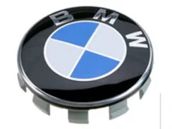 Calota central da roda BMW 56mm azul 36122455268