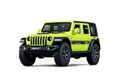 Jeep Rubicon metal model toy battery lights sound 1:32 Green