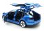 Tes model X toy metal model battery lights sound 1:32 Blue