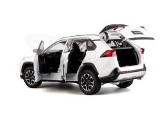 Toyota RAV4 toy metal model battery lights sound 1:32 White