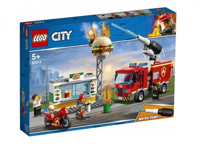 LEGO City 60214 Resgate restaurantes de hambúrguer