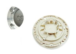 Wheel center cover AUDI 146mm grey silver 8N0601165A